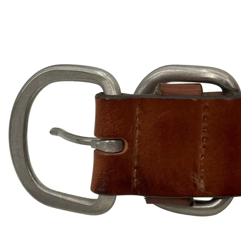 Arcadia Leather Belt Men SZ 40 Brown Rustic Classic Timeless Rugged Office Work